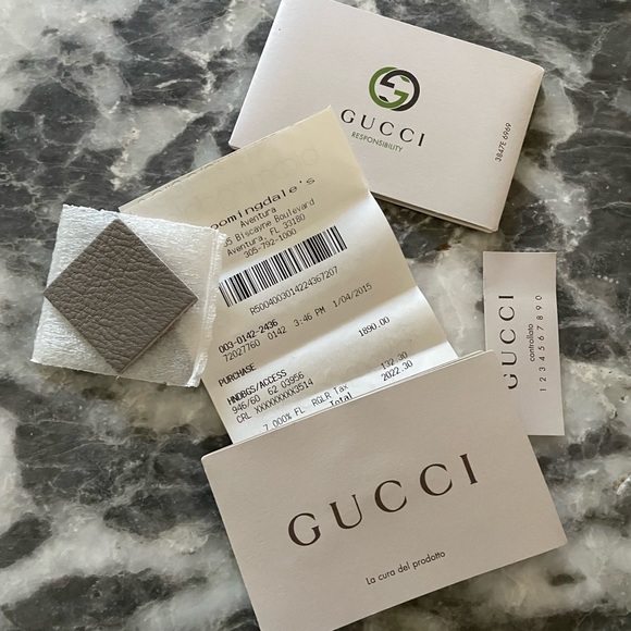 Authentic GUCCI Tasseled Lady Bamboo grey leather single flap crossbody bag. - Picture 15 of 16